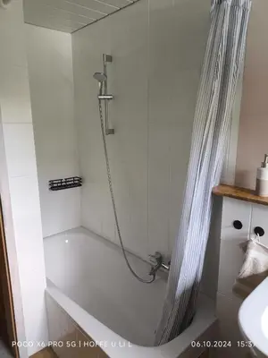 Ein Badezimmer in der Unterkunft Ferienwohnung Rösenau
