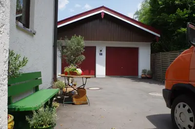Das Gebäude in dem sich die Ferienwohnung befindet