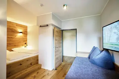 Ein Bett oder Betten in einem Zimmer der Unterkunft Gasthof Neuwirt Unterföhring