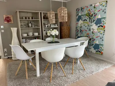 Grundriss der Unterkunft Architect-Apartments 80qm 3 Schlafzimmer, integrierter Küche und Bad, 2min von A8, Garten mit Sitzgruppe, ruhig und modern