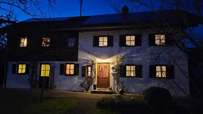 Das Gebäude in dem sich die Ferienwohnung befindet