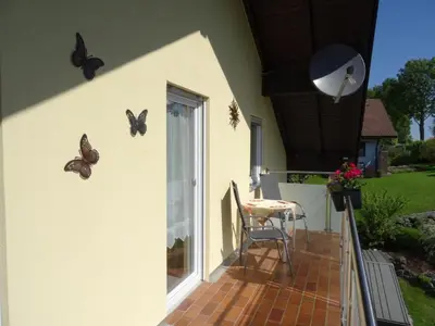 Ein Garten an der Unterkunft Gästehaus Beranek