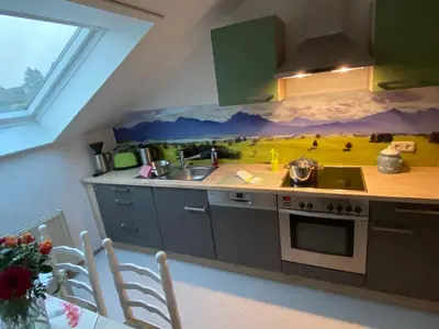 Küche/Küchenzeile in der Unterkunft Gästehaus Beranek