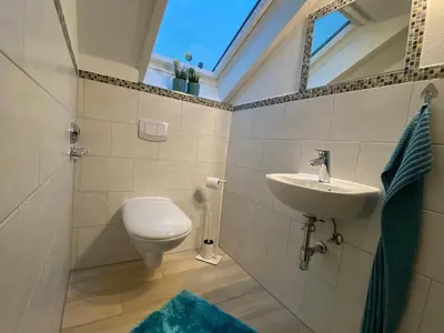 Ein Badezimmer in der Unterkunft Gästehaus Beranek