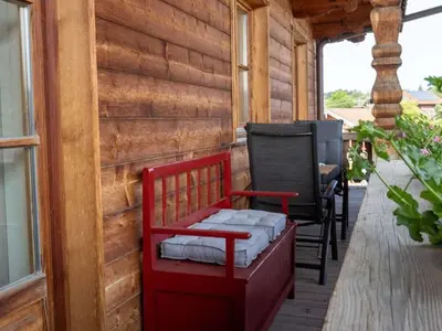 Ein Balkon oder eine Terrasse in der Unterkunft Melf 3 Comfortable holiday residence