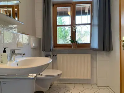 Ein Badezimmer in der Unterkunft Bett & Berge - Ferienwohnung in den Schlierseer Bergen