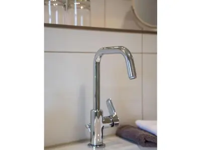 Ein Badezimmer in der Unterkunft in the holiday home Vorbergblick