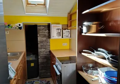 Küche/Küchenzeile in der Unterkunft LivBiz Apartments - Issing