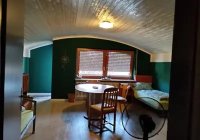 Ein Bett oder Betten in einem Zimmer der Unterkunft LivBiz Apartments - Issing