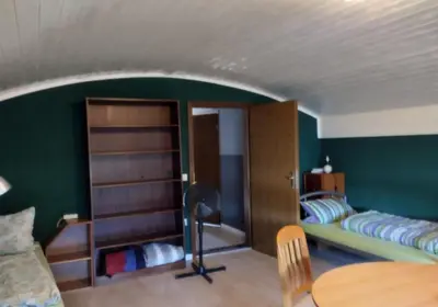 Ein Bett oder Betten in einem Zimmer der Unterkunft LivBiz Apartments - Issing