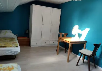 Ein Sitzbereich in der Unterkunft LivBiz Apartments - Issing