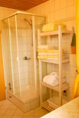 Ein Badezimmer in der Unterkunft Ferienwohnung Freißl