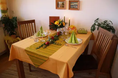 Essen in der Ferienwohnung oder in der Nähe