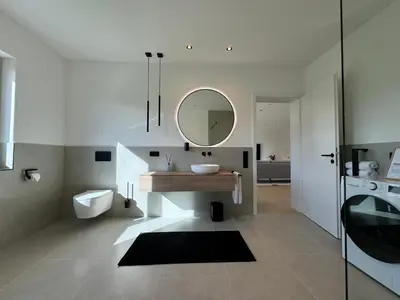 Ein Badezimmer in der Unterkunft Neues Repräsentatives Designer Loft im Herzen Bayerns