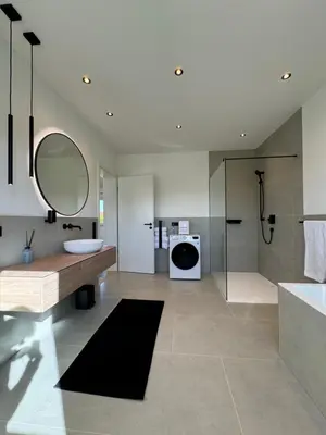 Ein Badezimmer in der Unterkunft Neues Repräsentatives Designer Loft im Herzen Bayerns