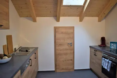Küche/Küchenzeile in der Unterkunft Ferienwohnungen Rosenheim - Pang