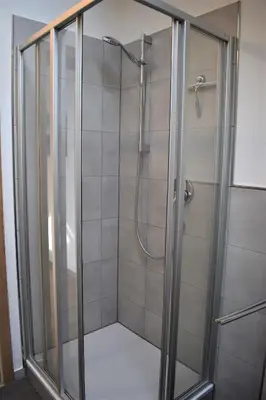 Ein Badezimmer in der Unterkunft Ferienwohnungen Rosenheim - Pang