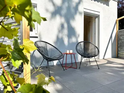 Grundriss der Unterkunft Modern und stilvoll eingerichtetes Tiny House