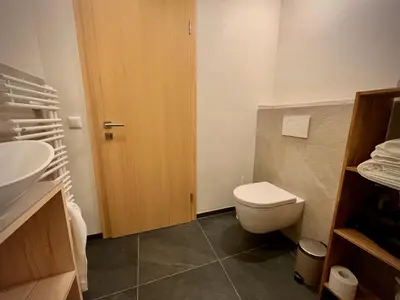 Ein Badezimmer in der Unterkunft Ferien beim Müllner