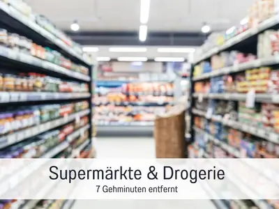 Ein Supermarkt oder andere Läden in der Ferienwohnung oder in der Nähe