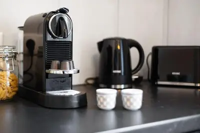 Kaffee-/Teezubehör in der Unterkunft Cityperle - im Herzen Augsburgs