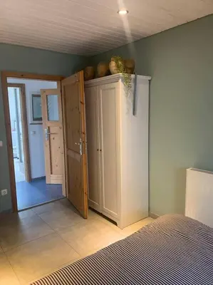 Küche/Küchenzeile in der Unterkunft Stilvolles Apartment bei Augsburg
