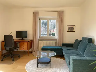 TV/Unterhaltungsangebot in der Unterkunft Haus KaiserInn - komfortable Wohnung 82 qm TOP ausgestattet, 2 Schlafzimmer mit Balkon und Bergblick