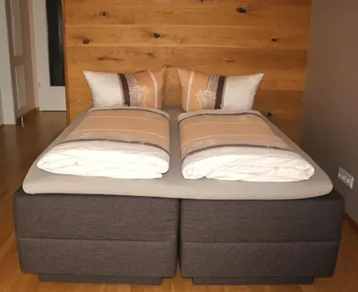 Ein Bett oder Betten in einem Zimmer der Unterkunft Zugspitze Apartment