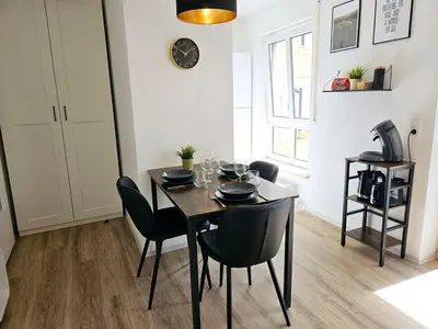 Grundriss der Unterkunft Like at home - moderne Wohnung in Königsbrunn - 30qm - Netflix