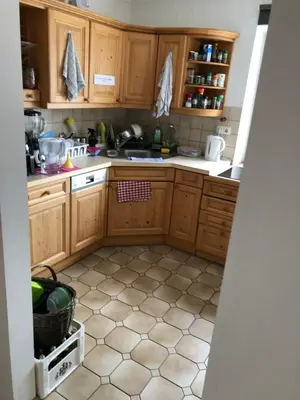 Küche/Küchenzeile in der Unterkunft Appartementhaus AdiS