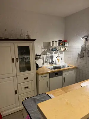 Küche/Küchenzeile in der Unterkunft Kleines Landhaus