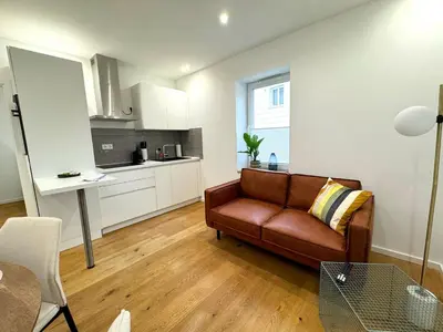 Küche/Küchenzeile in der Unterkunft ma suite - urban apartment city center - private parking 2-4P