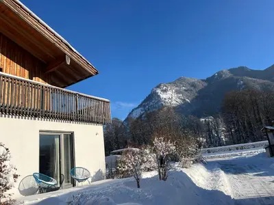 Ein allgemeiner Bergblick oder ein Berglick von der Ferienwohnung aus