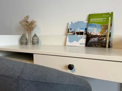 Die Bibliothek in der Ferienwohnung
