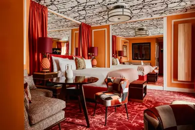 Ein Sitzbereich in der Unterkunft House of Hütter- Münchner Kindl, Small Luxury Hotels of the World