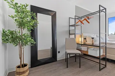 Ein Bett oder Betten in einem Zimmer der Unterkunft Primero Relax-Home I Premium Apartments ab 90qm I Balkon Garage I A8-Fuggerei