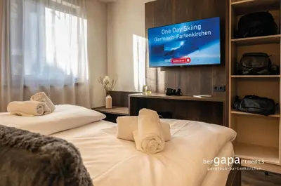Ein Bett oder Betten in einem Zimmer der Unterkunft BergDream
