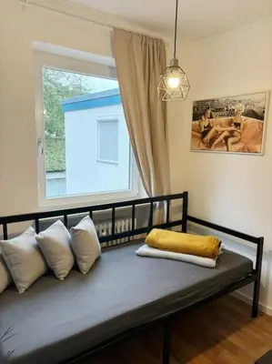 Ein Bett oder Betten in einem Zimmer der Unterkunft Zentrum - am Dom - Wohnung