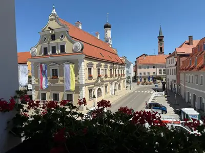 Das Gebäude in dem sich das Hotel befindet