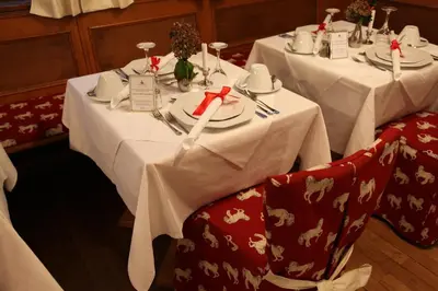 Ein Restaurant oder anderes Speiselokal in der Unterkunft Hotel Garni Georgenhof Adults Only