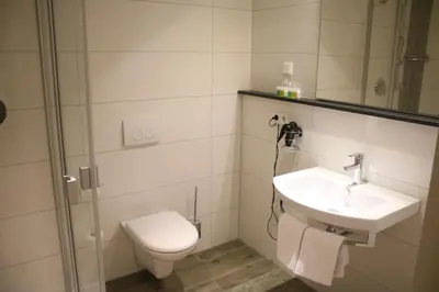 Ein Badezimmer in der Unterkunft Boutique Hotel zur Post