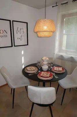 Grundriss der Unterkunft City-Apartment mit Garten & Garage