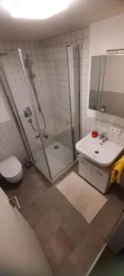 Ein Badezimmer in der Unterkunft FeWo Chiemgau