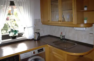 Küche/Küchenzeile in der Unterkunft Traumhafte Ferienwohnung Andechs