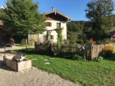 Ein Garten an der Unterkunft Lohei - Historisches Zuhäusl