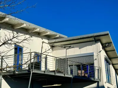 Ein Balkon oder eine Terrasse in der Unterkunft muchhome LUXURY APARTMENTS - MuchLoft - Vintage Loft in Bad Tölz mit Freizeitlounge