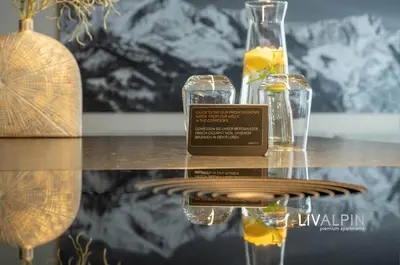 Getränke in der Unterkunft LIVALPIN Suite