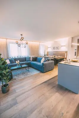 Ein Sitzbereich in der Unterkunft LIVALPIN Retreat
