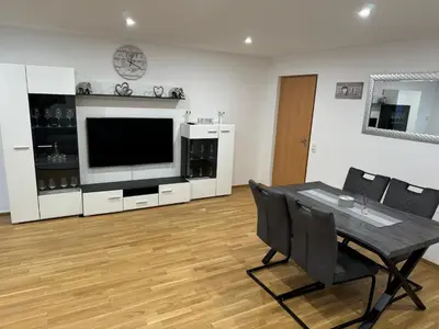 Küche/Küchenzeile in der Unterkunft Ferienwohnung Graf