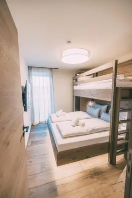 Ein Bett oder Betten in einem Zimmer der Unterkunft LIVALPIN View